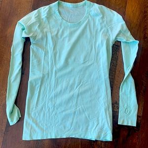 Lululemon swiftly long sleeve- MINT GREEN